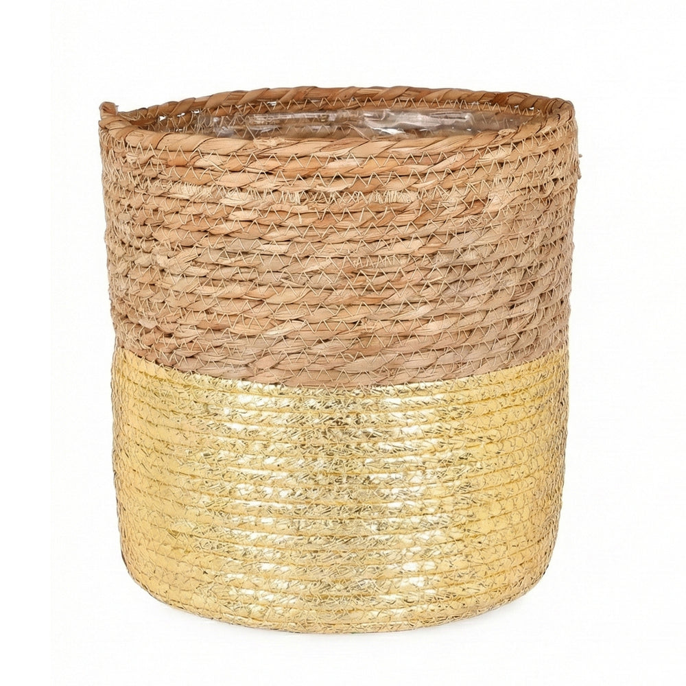 Gold Round Rachel Basket (25 cm)