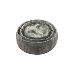 Wooden planter grey