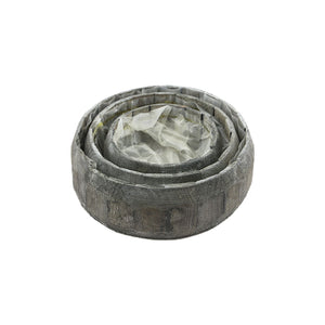 Wooden planter grey