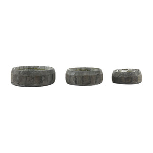 Wooden planter grey