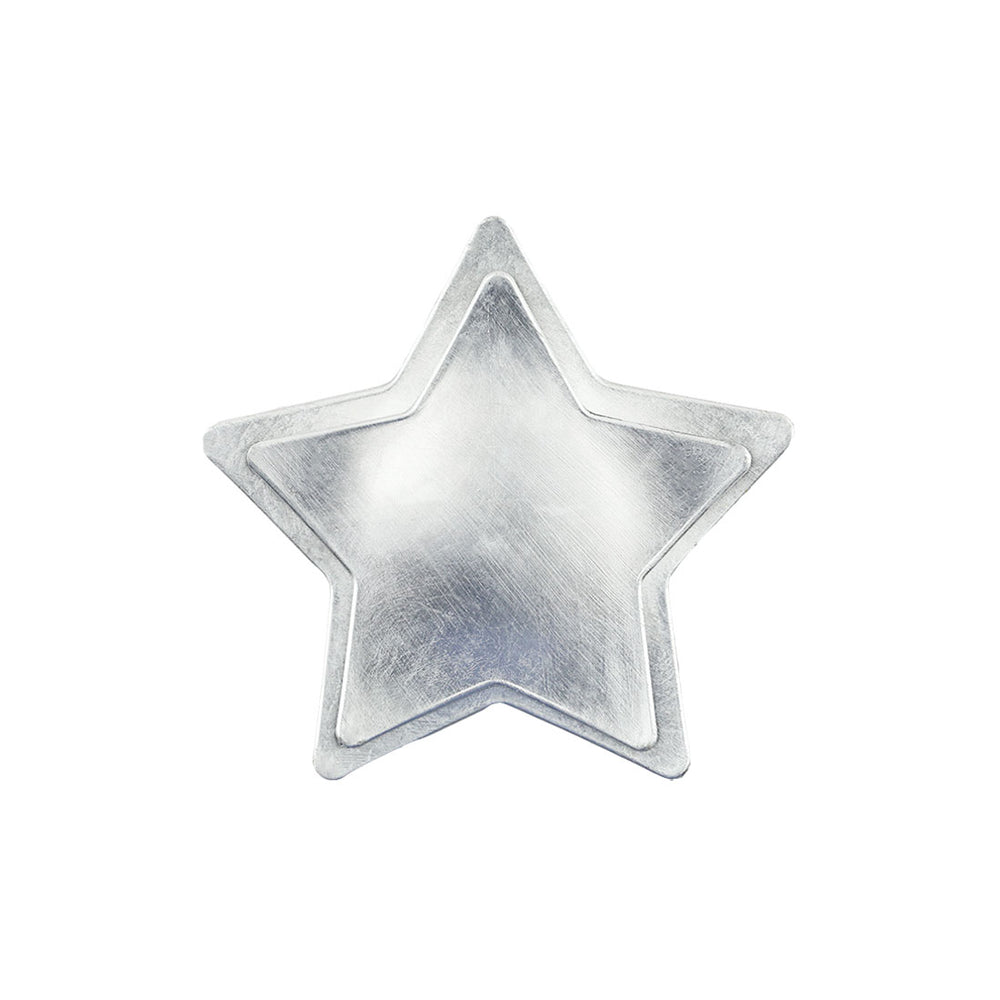 Silver Star Plate (25cm)