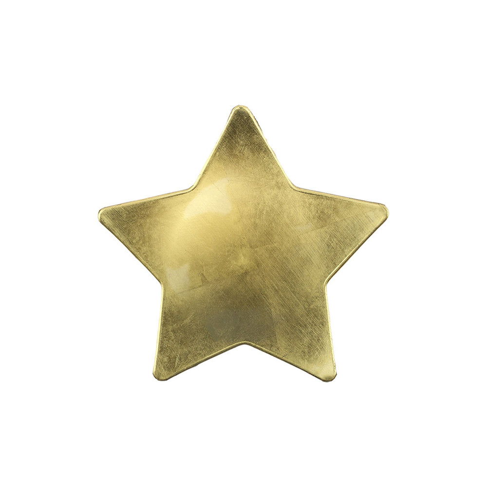 Gold Star Plate (25cm)