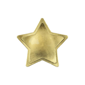 Gold Star Plate (25cm)
