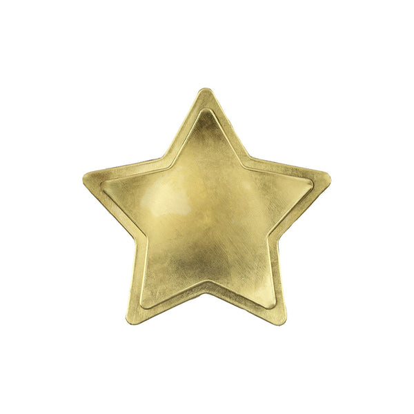 Gold Star Plate (25cm)