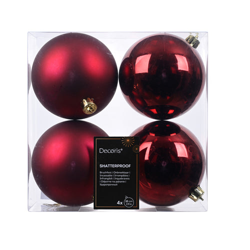 Baubles polystyrene mix