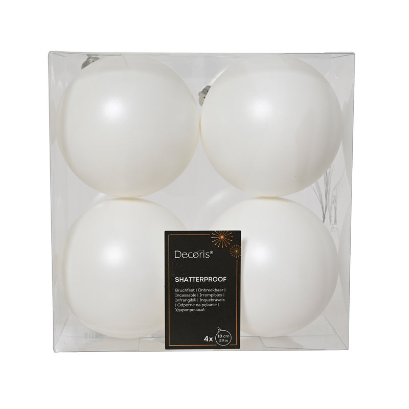 Baubles polystyrene matt