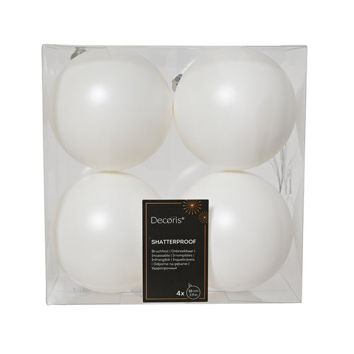 Baubles polystyrene matt