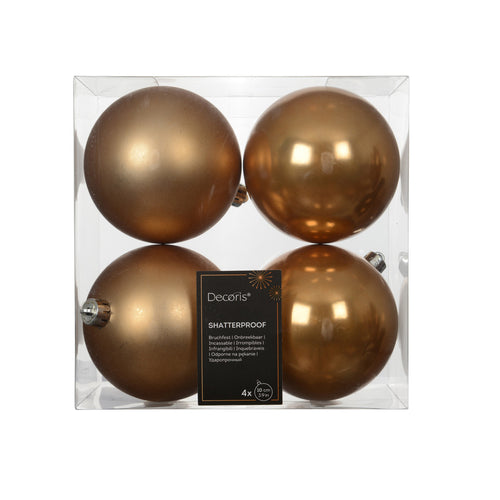 Baubles polystyrene enamel - matt mix