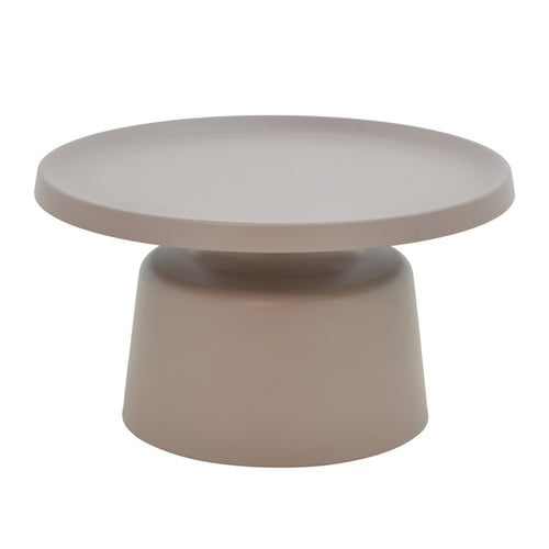Ginoze Cappuccino Metal Coffee Table (70 cm)