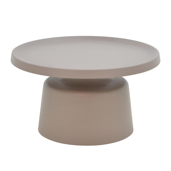 Ginoze Cappuccino Metal Coffee Table (70 cm)