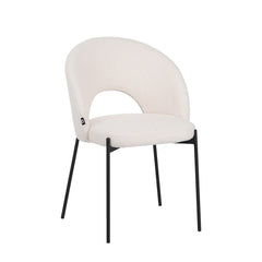 White Masebo Bouclé Chair (82 cm)