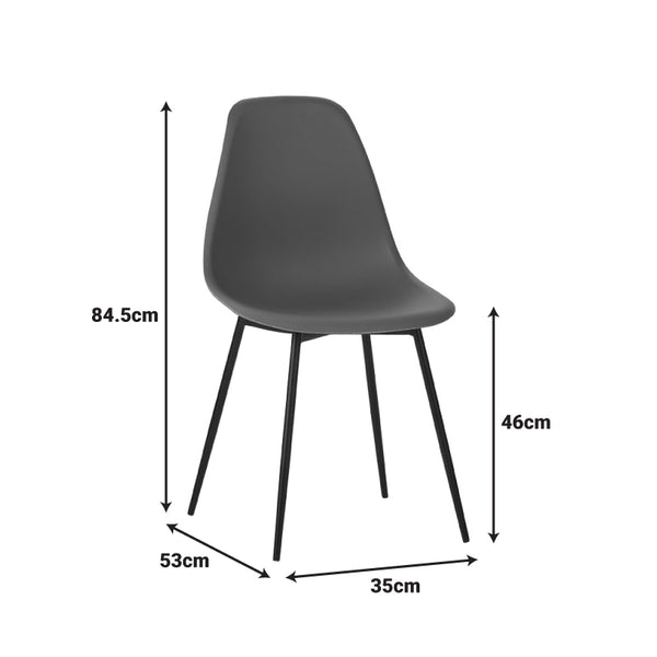 Black Ballen Dining Chair (84.5 cm)