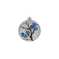 Berry Deco Glass Bauble (8cm)