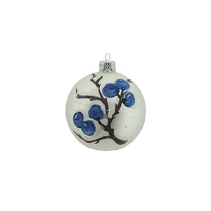 Berry Deco Glass Bauble (8cm)