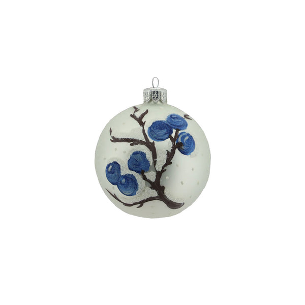 Berry Deco Glass Bauble (8cm)
