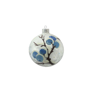 Berry Deco Glass Bauble (8cm)