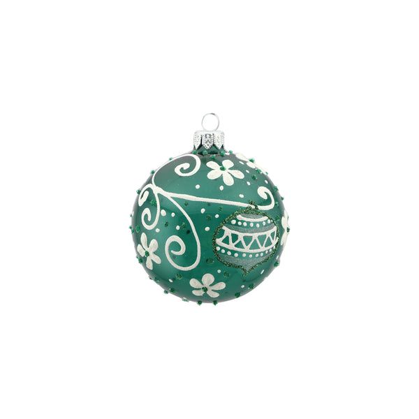 Glass Bauble-in-Bauble (8cm)