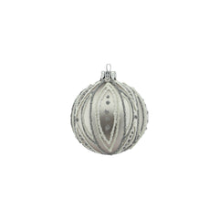 Glitter Glass Bauble (8cm)