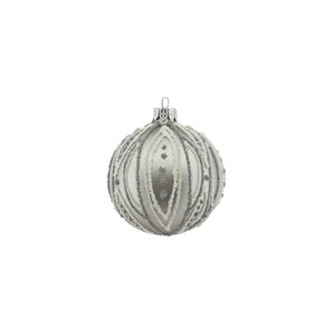 Glitter Glass Bauble (8cm)