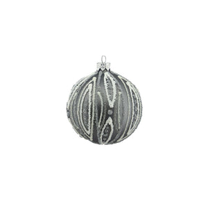 Glitter Glass Bauble (8cm)