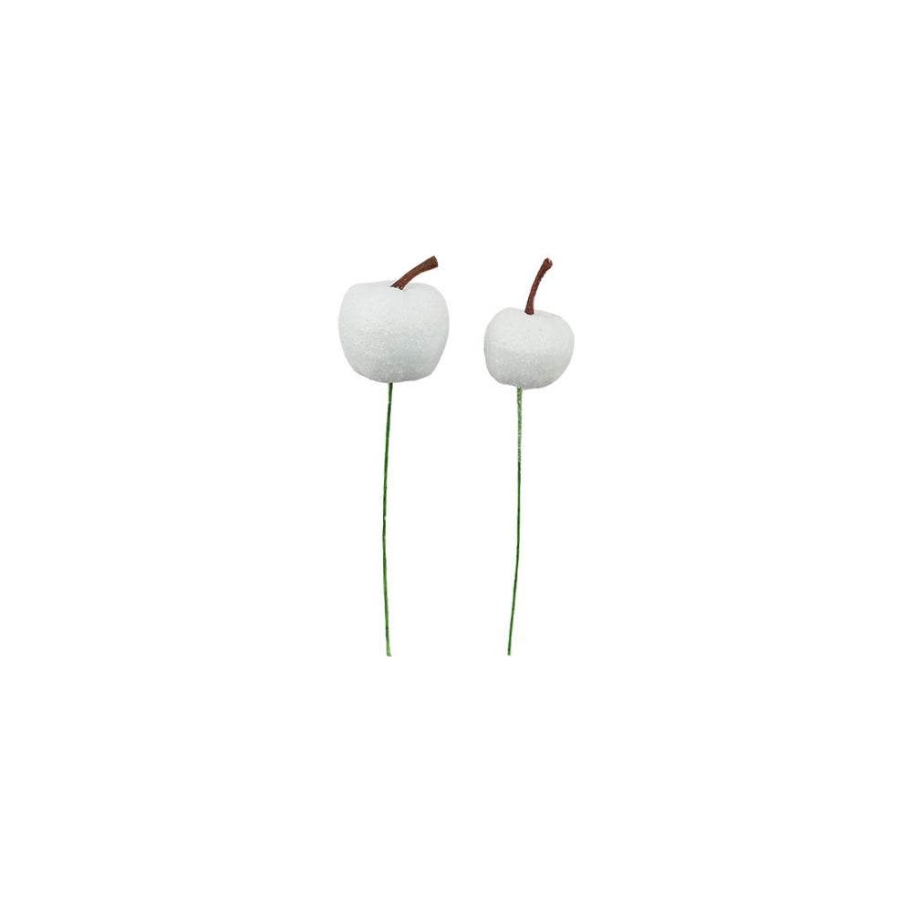 White Wire Apples 48pcs
