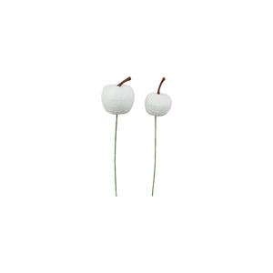 White Wire Apples 48pcs
