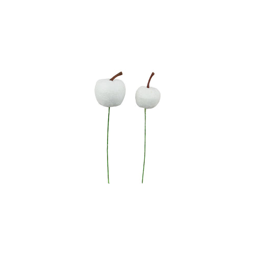 White Wire Apples 48pcs