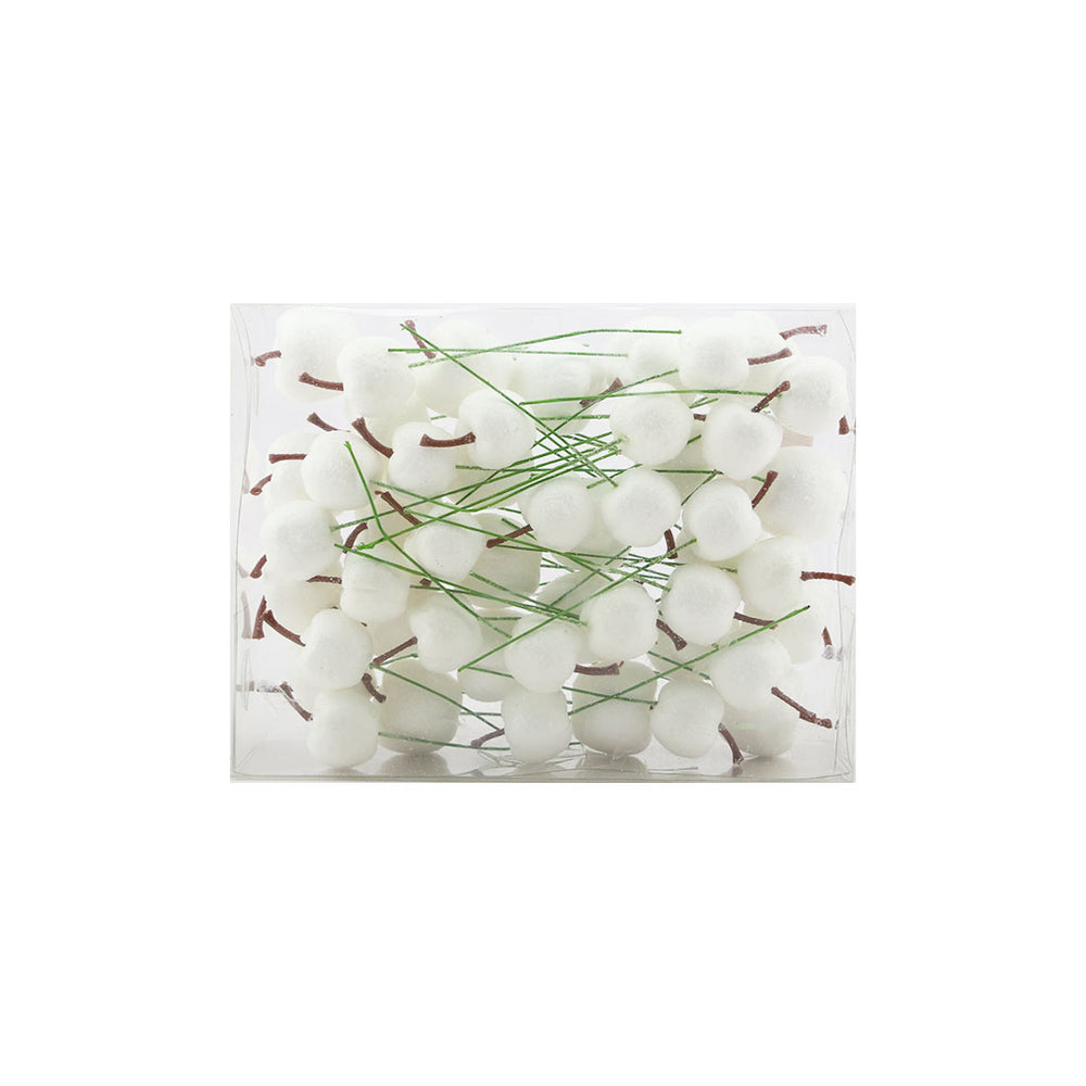 White Wire Apples 48pcs