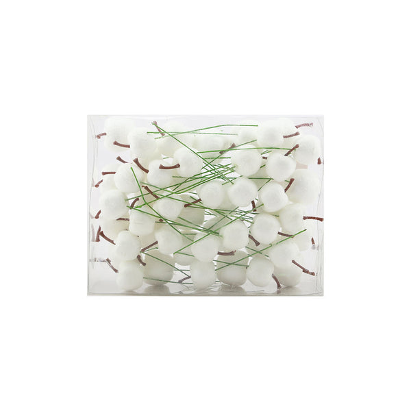 White Wire Apples 48pcs