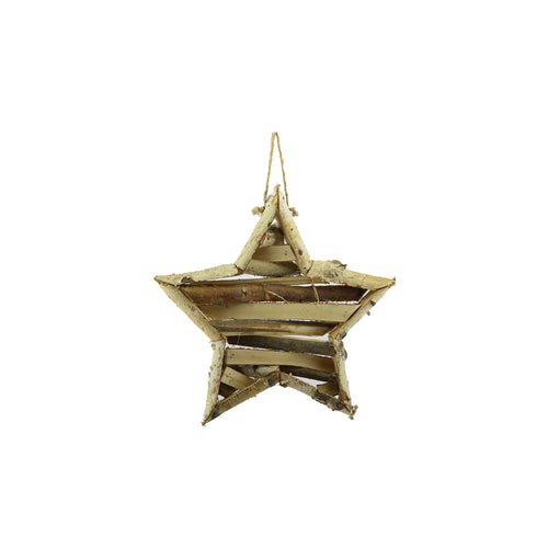 Natural Birch Star (35cm)