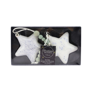 Glass Figure Hanger Marble (8cm)