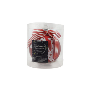 Alphabet Glass Bauble (8cm)