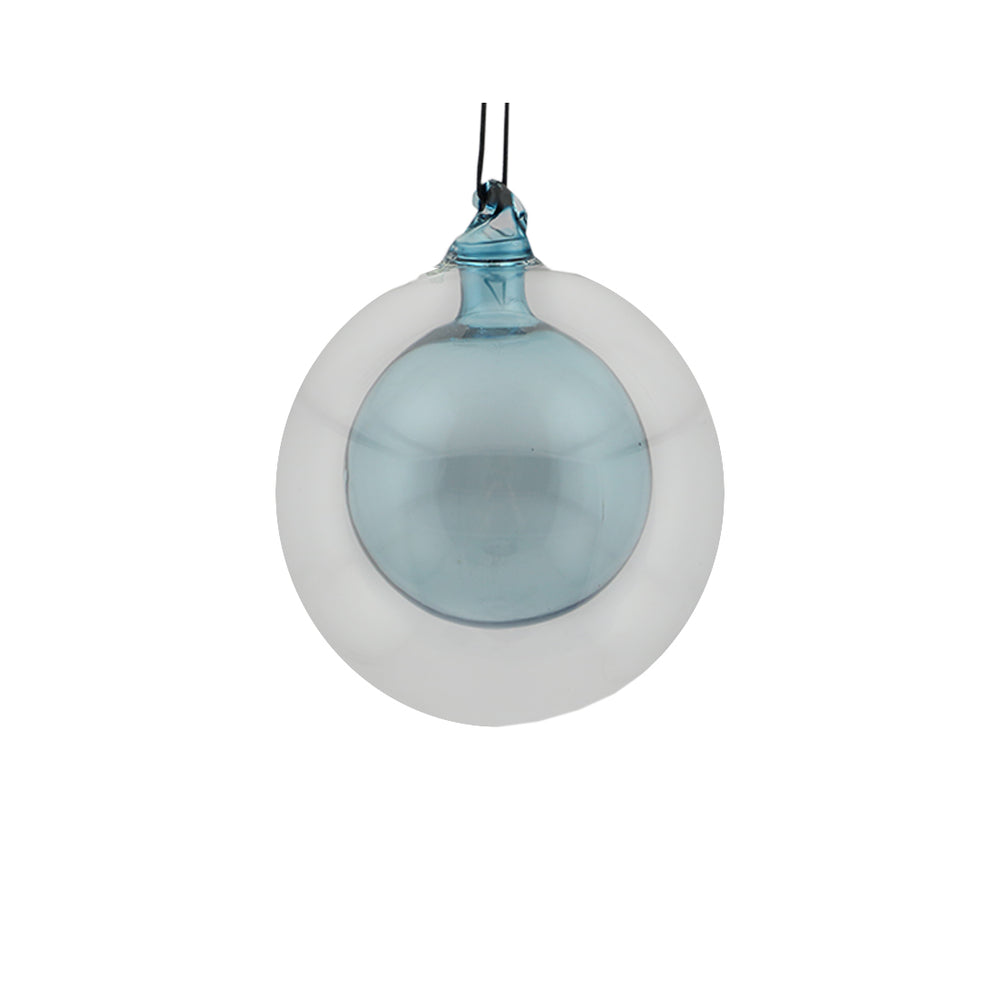 Glass Bauble-in-Bauble (10cm)