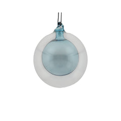 Glass Bauble-in-Bauble (10cm)
