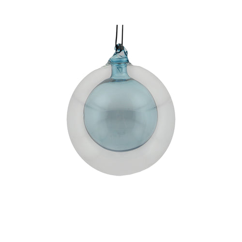 Glass Bauble-in-Bauble (10cm)