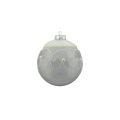 Velvet Glass Bauble (8cm)
