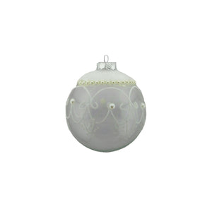 Velvet Glass Bauble (8cm)