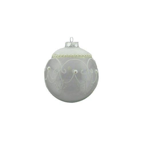 Velvet Glass Bauble (8cm)