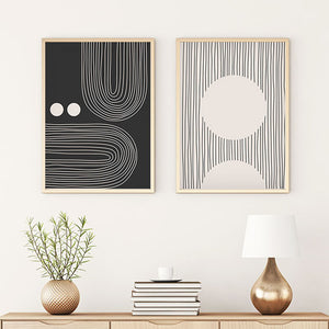 Kouenio Diptych Canvas Painting (50 cm)