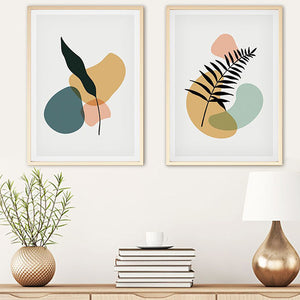 Keniko Diptych Canvas Painting (70 cm)