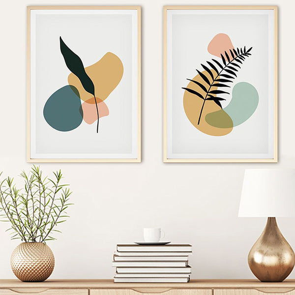 Keniko Diptych Canvas Painting (70 cm)
