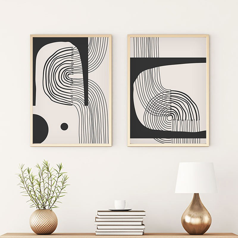 Bajou Diptych Canvas Painting (70 cm)