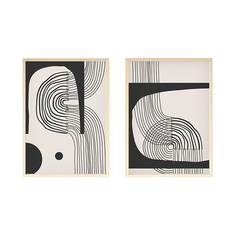Bajou Diptych Canvas Painting (70 cm)