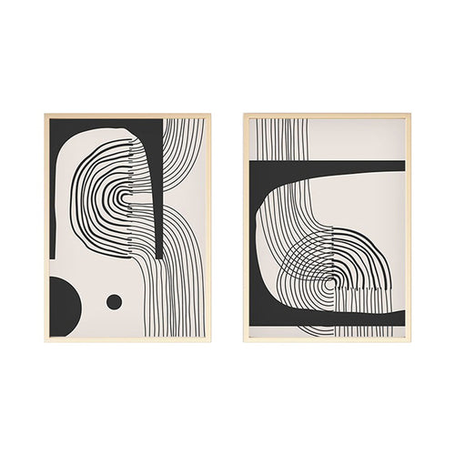 Bajou Diptych Canvas Painting (70 cm)