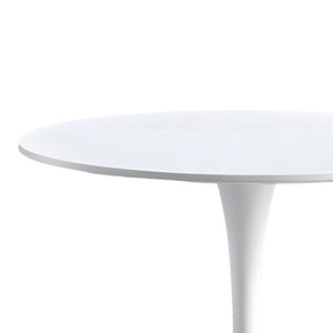 Elijah White Round Dining Table (74 cm)