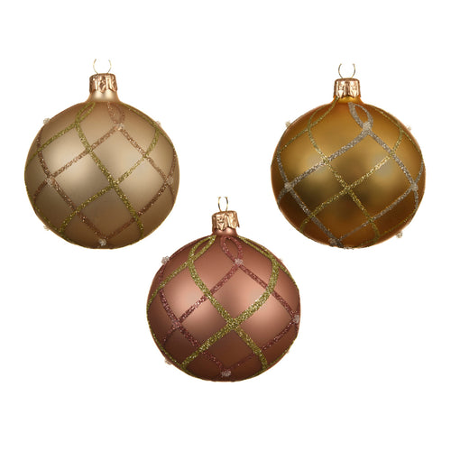 Glass Deco Bauble (8cm)