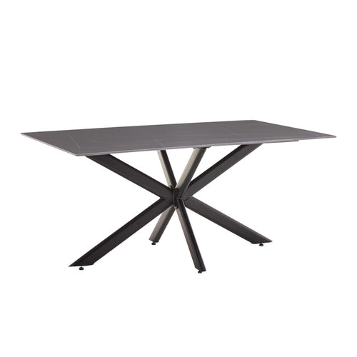 Bethan Grey Sintered Stone Dining Table (180 cm)