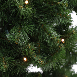 Green Pencil Pine Christmas Tree with LEDs (120cm)