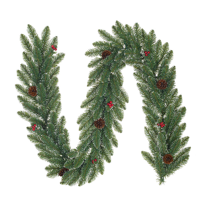Creston garland berry green frosted TIPS 135 - l180xd25cm
