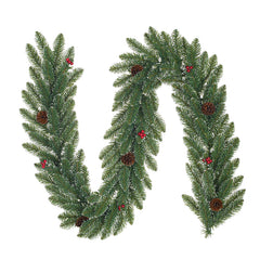 Creston garland berry green frosted TIPS 135 - l180xd25cm